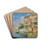 Gondoliers In Front Of The Palazzo Cavalli-Franchetti, Venice by Rubens Santoro Drink Coasters - set of 4