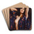 Verfhrerischer Blick by Leopold Schmutzler Art Drink Coaster set