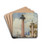 The Piazzetta, Venice by Richard Parkes Bonington Drink Coasters - set of 4