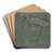 Youthful Self-Portrait by Hans Baldung Art Drink Coaster set