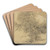 Weide am Bach by Hans Thoma Art Drink Coaster set Weide am Bach by Hans Thoma Art Drink Coaster set