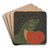 Das Herz by Edvard Munch Art Drink Coaster set