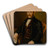 Portrait of Mr. Peter Makovick by Peter Michal Boh Art Drink Coaster set Portrait of Mr. Peter Makovick by Peter Michal Boh Art Drink Coaster set