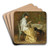 Tea in the garden by Philipp Rumpf Art Drink Coaster set