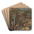 The Adoration of theMagi by Biagio dAntonio Art Drink Coaster set