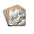 Venus by Lucas Van Leyden Drink Coasters - set of 4