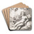 Venus by Lucas Van Leyden Art Drink Coaster set