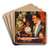 Forrest and Company man of many mysteries by Donaldson Lith. Co Art Drink Coaster set