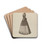 Dress by Mary E. Humes Drink Coasters - set of 4