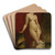 A Study Of A Standing Female Nude by William Etty Art Drink Coaster set