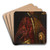 Portrait of a Venetian Senator, possibly Marc Antonio Correr by Domenico Tintoretto Art Drink Coaster set