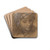 Head of a Female Figure by Giulio Cesare Procaccini Drink Coasters - set of 4