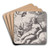 Venus and Cupid by Lucas Van Leyden Art Drink Coaster set