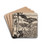Dans les Vosges by Auguste Louis Lepre Drink Coasters - set of 4