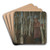 Girl in a Birch Forest by Paula Modersohn-Becker Art Drink Coaster set