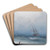 Stormy Coast by Ivan Konstantinovich Aivazovsky Art Drink Coaster set Stormy Coast by Ivan Konstantinovich Aivazovsky Art Drink Coaster set