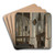 Interior of the Oude Kerk, Delft by Emanuel de Witte Art Drink Coaster set Interior of the Oude Kerk, Delft by Emanuel de Witte Art Drink Coaster set