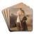 Ruth by Francesco Hayez Art Drink Coaster set