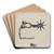 Spur by W.J. Goodacre Art Drink Coaster set Spur by W.J. Goodacre Art Drink Coaster set