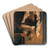 Studio Wall by Adolph von Menzel Art Drink Coaster set