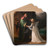 Scene from the Tempest by William Rimmer Art Drink Coaster set