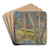Palmenhain by Ernst Schiess Art Drink Coaster set Palmenhain by Ernst Schiess Art Drink Coaster set