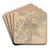 Angels and Putti by Giovanni Battista Crosato Art Drink Coaster set