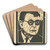 Dimitrii Shostakovich by Rachael Romero Art Drink Coaster set