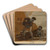 Stephano and Trinculo with Caliban by Robert Smirke Art Drink Coaster set