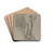 Male Nude Study by Anton Raphael Mengs Drink Coasters - set of 4