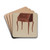 Desk (Lady's) by Georgine E. Mason Drink Coasters - set of 4 Desk (Lady's) by Georgine E. Mason Drink Coasters - set of 4