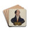 Daniel Webster Figurehead by F.W. Powell Drink Coasters - set of 4