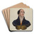 Daniel Webster Figurehead by F.W. Powell Art Drink Coaster set
