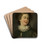 Portrait of a boy by Christian Wilhelm Ernst Dietrich Drink Coasters - set of 4