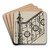 Iron Fence by Florence Huston Art Drink Coaster set