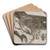 Halosenniemi in Winter by Pekka Halonen Art Drink Coaster set