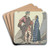 N'ayez pas peur, petite ! ; cosse XVIIIe sicle by George Barbier Art Drink Coaster set
