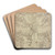 Allegory of the Cordons of St. Francis by Ludovico Carracci Art Drink Coaster set