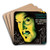 Charlie Chan in Reno by Eric Rohman Art Drink Coaster set Charlie Chan in Reno by Eric Rohman Art Drink Coaster set