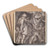 Venus andMercury by Bartholomaeus Spranger Art Drink Coaster set