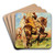 Le Fauconnier by Henri milien Rousseau Art Drink Coaster set Le Fauconnier by Henri milien Rousseau Art Drink Coaster set