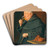 The connoisseur by Eduard von Grtzner Art Drink Coaster set
