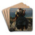 The Flax Spinner by Jules Breton Art Drink Coaster set