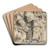 tude de figures by Luc-Olivier Merson Art Drink Coaster set