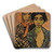 Zwei Zigeunerinnen (Zigeunermutter mit Tochter) by Otto Mueller Art Drink Coaster set Zwei Zigeunerinnen (Zigeunermutter mit Tochter) by Otto Mueller Art Drink Coaster set