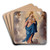 La Virgen del pilar by Jos Campeche y Jordn Art Drink Coaster set