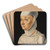 Portrait of a Woman, Possibly a Novice of San Secondo by Jacometto Veneziano Art Drink Coaster set