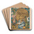 The Graphic by Walter Crane Art Drink Coaster set