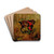 Cavalier de chasse  courre ressanglant son cheval by Henri de Toulouse-Lautrec Drink Coasters - set of 4 Cavalier de chasse  courre ressanglant son cheval by Henri de Toulouse-Lautrec Drink Coasters - set of 4
