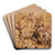 The Ascent to Calvary. The Bearing of the Cross by Peter Paul Rubens Art Drink Coaster set